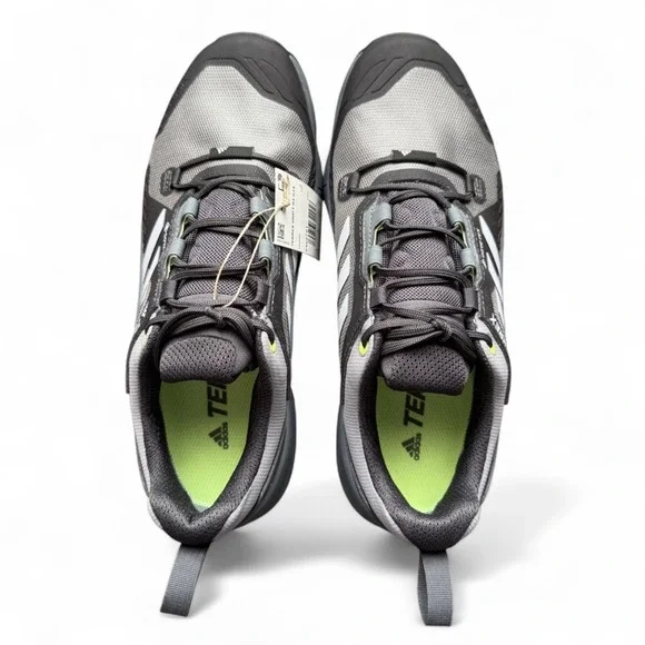 NWT Womens Adidas Terrex Swift Hiking Shoes Gortex Waterproof Grey Halo Blue 9.5 - Picture 9 of 16